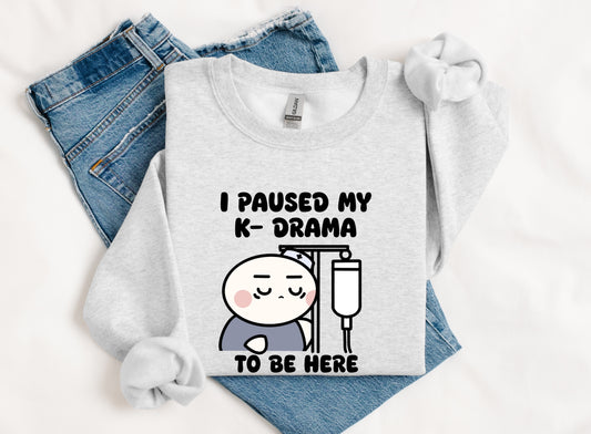 I Paused My K-Drama To Be Here