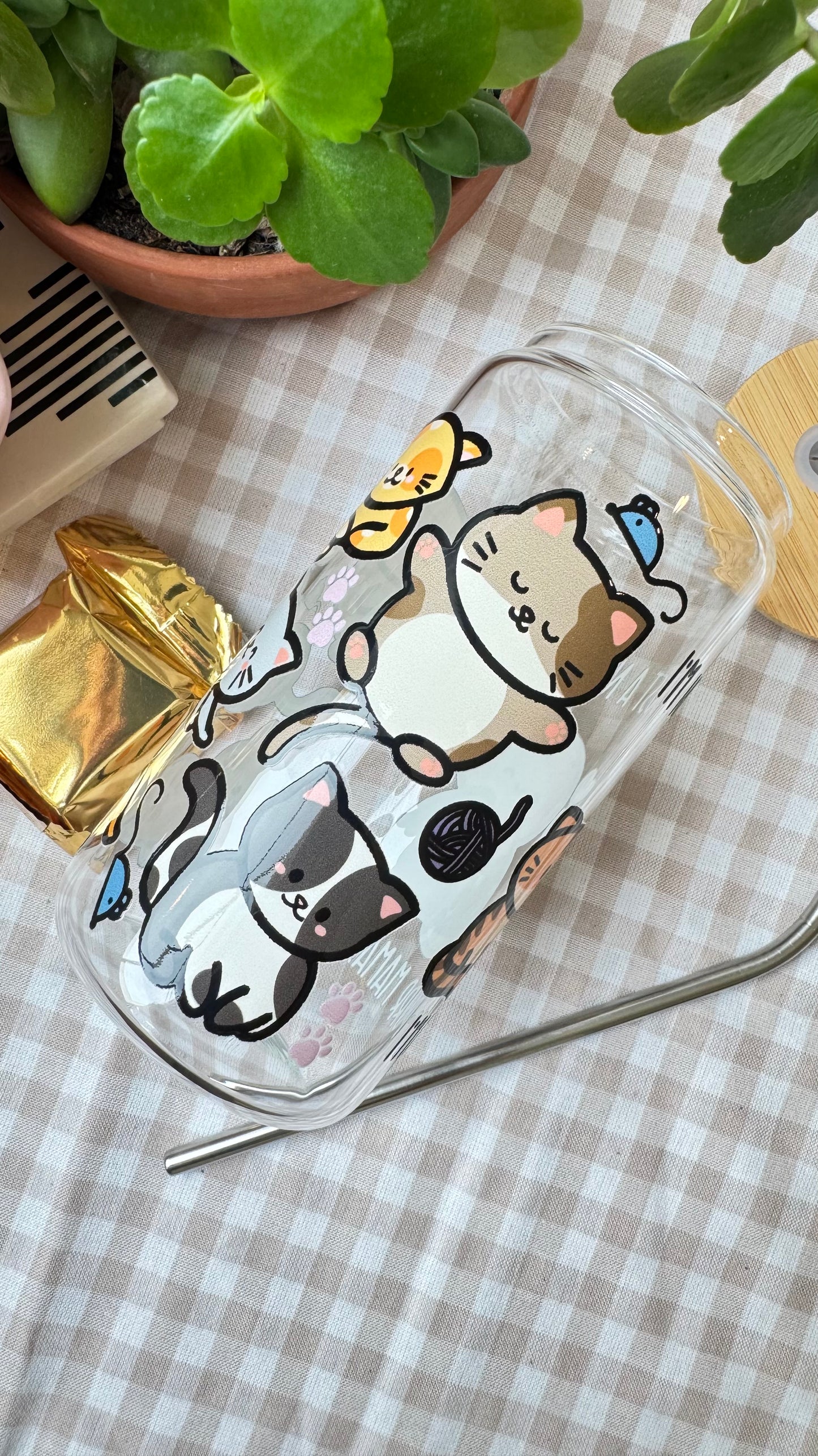 I'm Not Just A Nurse, I'm A Purr Mama - 16 oz Glass Cup