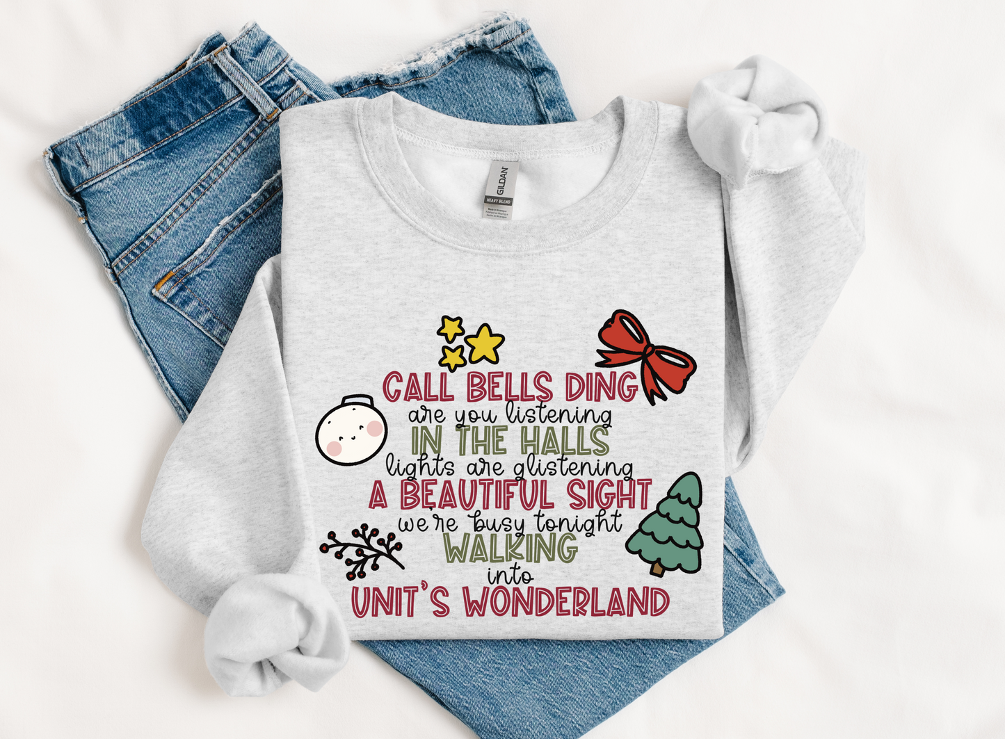 Call Bells Ring Nurse Crew Neck Sweatshirt