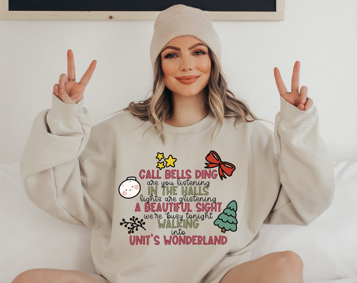 Call Bells Ring Nurse Crew Neck Sweatshirt