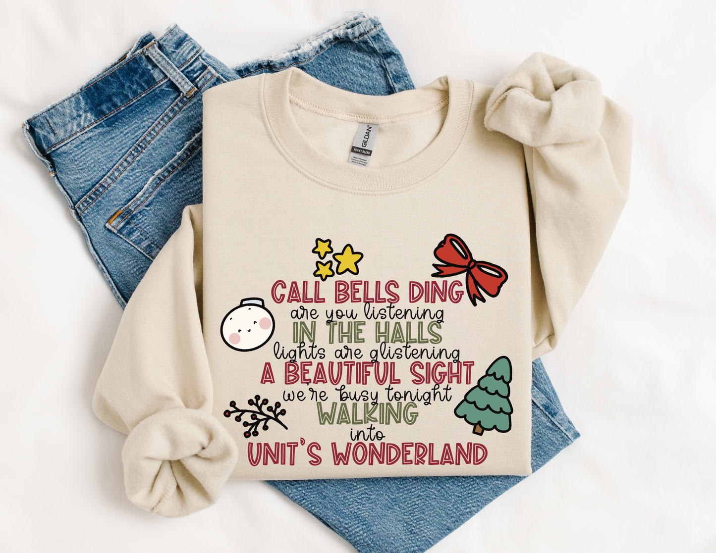 Call Bells Ring Nurse Crew Neck Sweatshirt