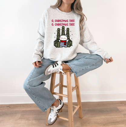 O Christmas Tree Nurse Crew Neck Sweatshirt