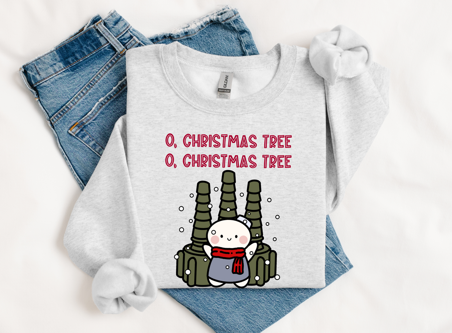 O Christmas Tree Nurse Crew Neck Sweatshirt