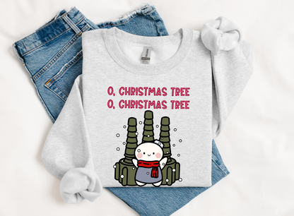 O Christmas Tree Nurse Crew Neck Sweatshirt