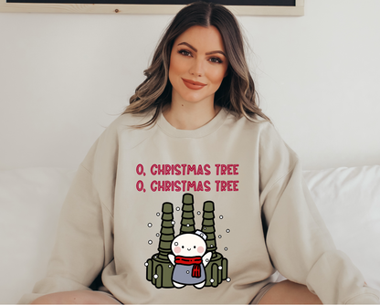 O Christmas Tree Nurse Crew Neck Sweatshirt