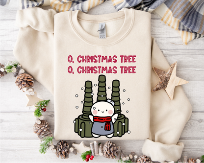 O Christmas Tree Nurse Crew Neck Sweatshirt