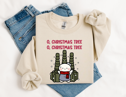 O Christmas Tree Nurse Crew Neck Sweatshirt
