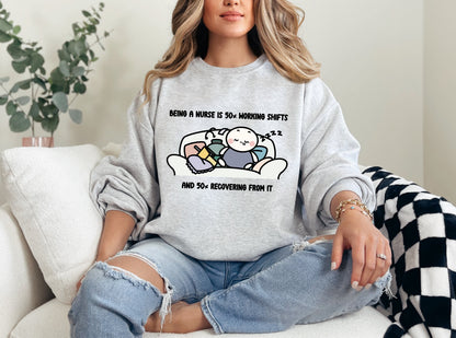 Being A Nurse is 50% Working Shifts, and 50% Recovering From It