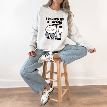 I Paused My K-Drama To Be Here