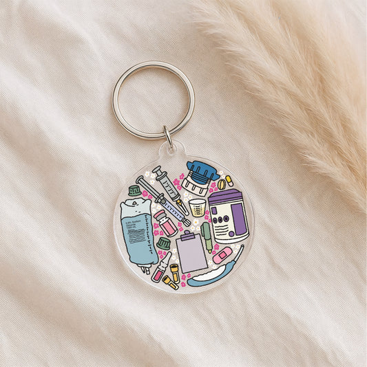 Nurse Everyday Used Items - Keychain