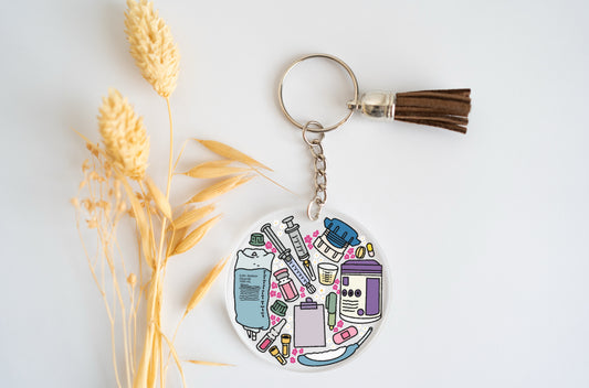 Nurse Everyday Used Items - Keychain