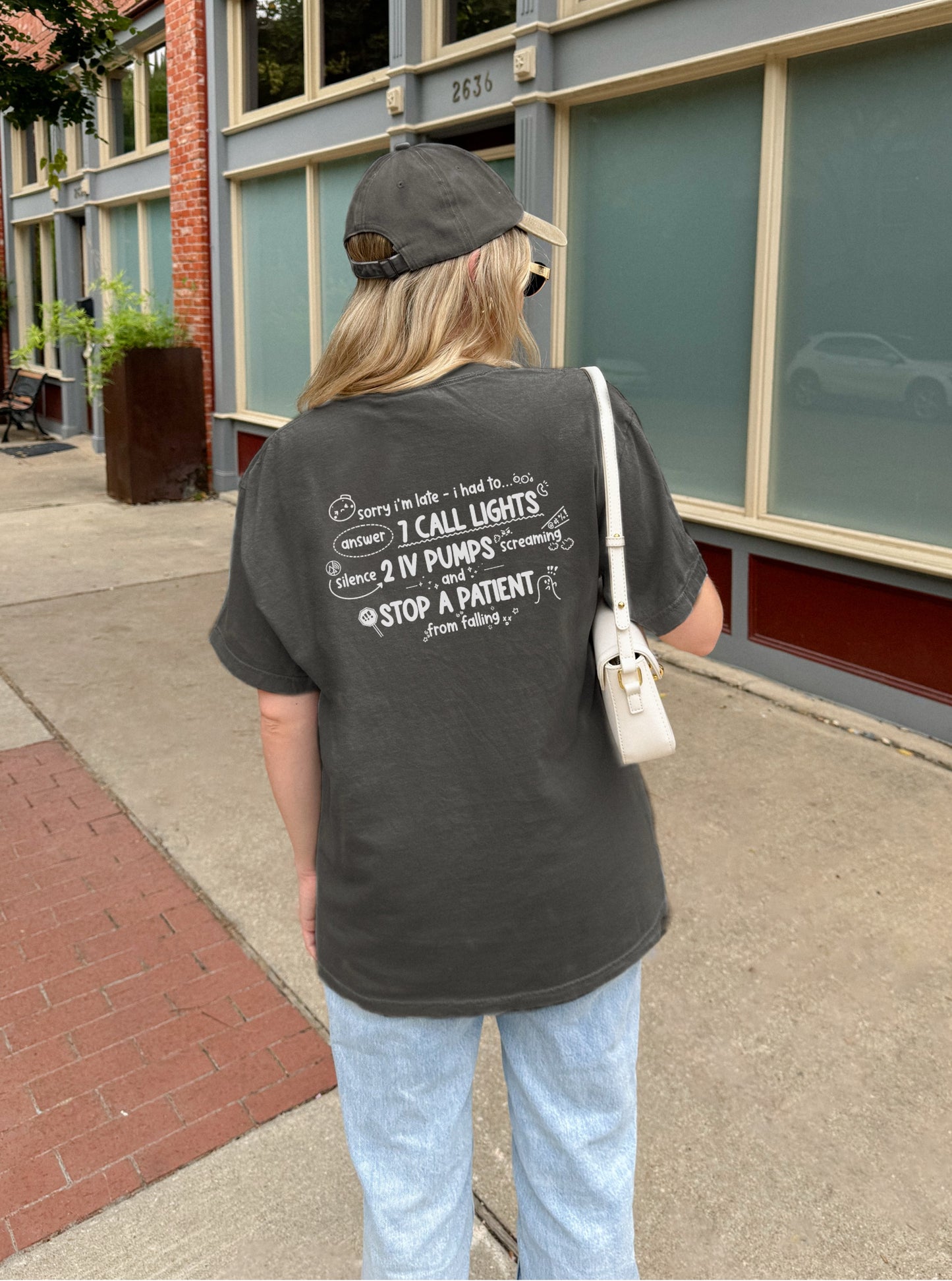 Sorry I'm late, I had too... - Short sleeve shirt