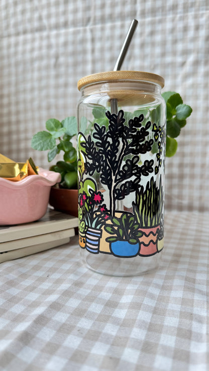 I'm Not Just A Nurse, I'm A Plant Mama - 16 oz Glass Cup