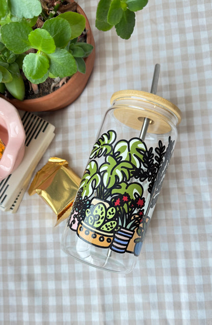 I'm Not Just A Nurse, I'm A Plant Mama - 16 oz Glass Cup