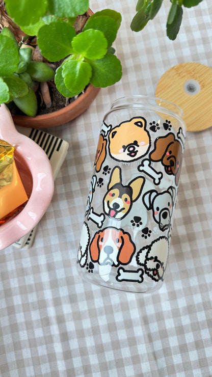 I'm Not Just A Nurse, I'm A Fur Mama - 16 oz Glass Cup