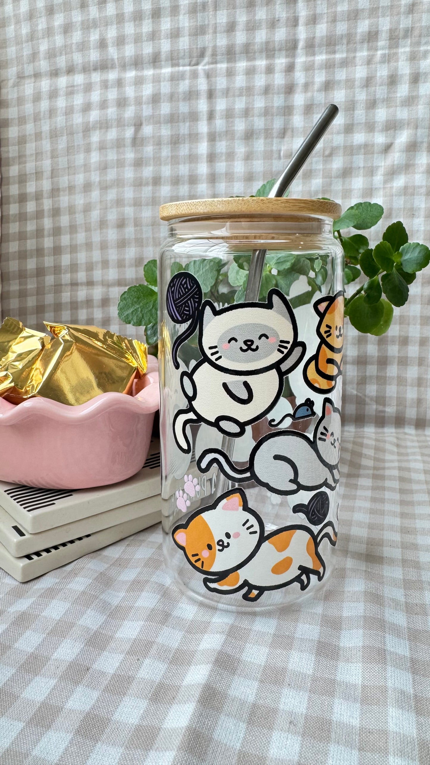 I'm Not Just A Nurse, I'm A Purr Mama - 16 oz Glass Cup