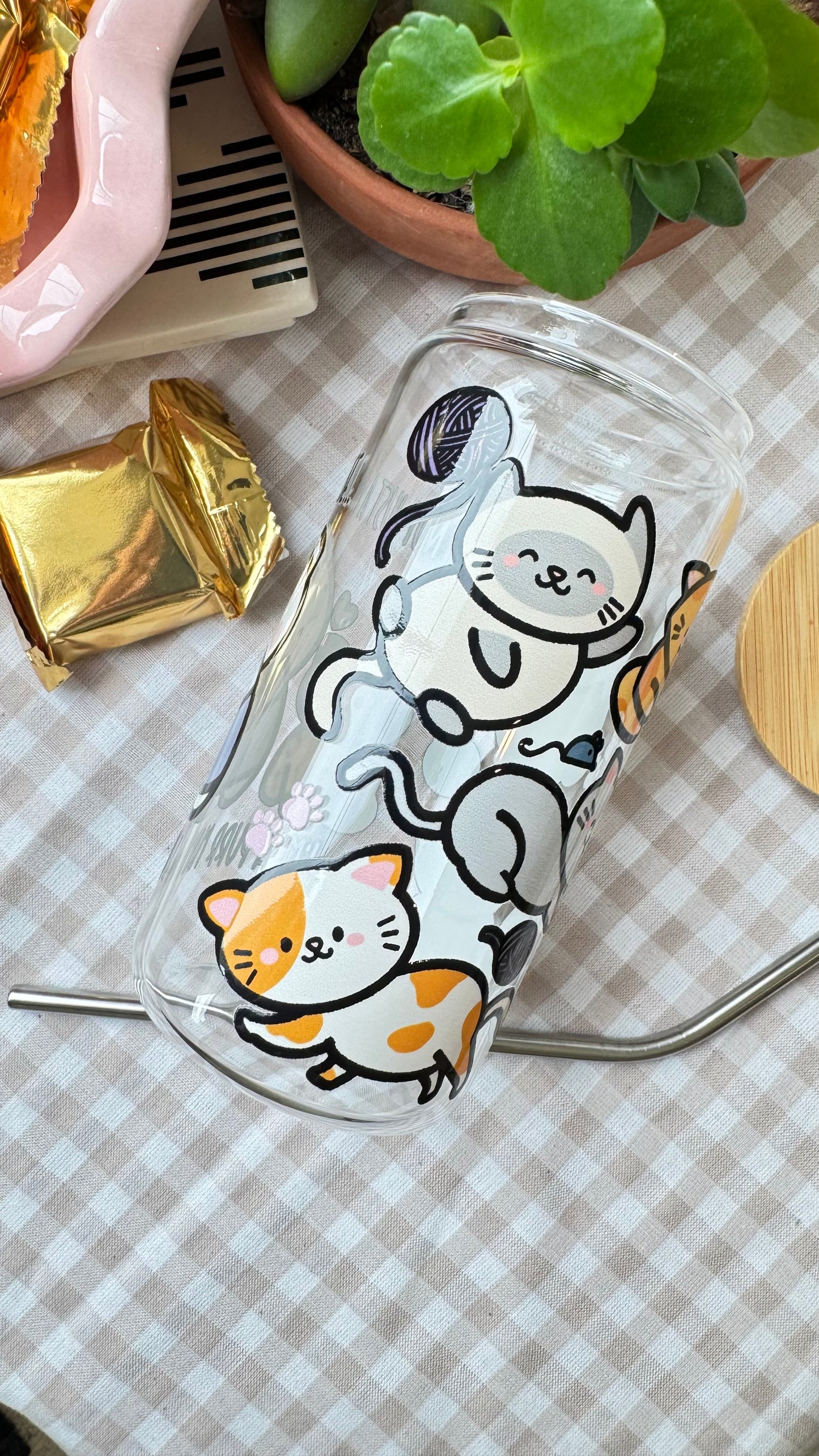 I'm Not Just A Nurse, I'm A Purr Mama - 16 oz Glass Cup